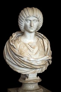Julia Domna (yaklaşık 170 - 217 AD), mermer, Roma sanatı by Roman Roman