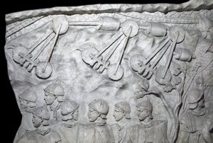 Roma Sanatı: “İkinci Savaş Sırasında Savaş Makineleri”” İmparator Trajan (53-117) döneminde Roma