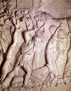 Roma sanatı: temizleme sahnesi, alçak kabartma, Roma Eski Eserler Müzesi, Roma by Roman Roman