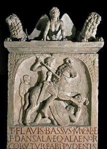 Roma sanatı: aristokrat ve Romalı politikacı Flavius Bassus Herculanus