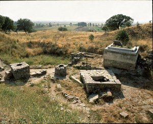 Tapınak ve kurban sunağı by Roman Roman