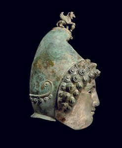 Crosby Garrett miğferi, MS 1.-2. yüzyılın sonları (bronz) (ayrıca bkz. 871728-34, 396159, 482018 & 413093-94) by Roman Roman