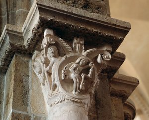 Terazi (oyulmuş sermaye) by Romanesque
