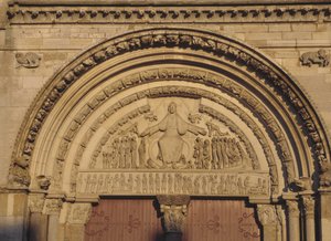 Vezelay Katedrali Tympanum (Yonne 89)