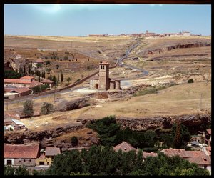 Tapınak Şövalyeleri tarafından kurulan kilisenin görünümü by Romanesque