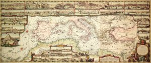 Akdeniz Haritası by Romeyn de Hooge