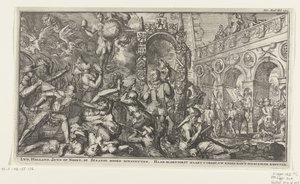 Seksen Yıl Savaşları Alegori by Romeyn de Hooghe