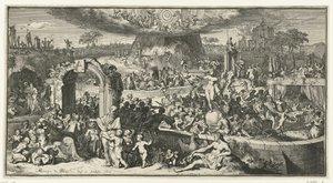 Tabula Cebetis ile alegorik temsil by Romeyn de Hooghe