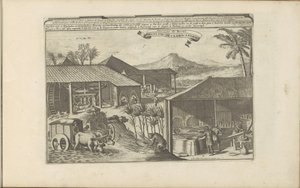 Braziliaanse suikerwerkers Brasilise Suykerwerken / Sucreries du Brasil (nesne üzerindeki başlık) Doğu ve Batı Hint Adaları ve diğer yerler (dizi başlığı) by Romeyn de Hooghe