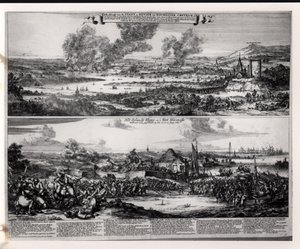 Nicolas Visscher (1618-1709) tarafından oyulmuş, 20 ve 21 Haziran 1667, Medway Nehri