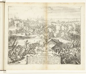 Steenbergen Savaşı, 1583 Bataille de Steenberghen (nesne üzerindeki başlık) Guerres de Flandres (dizi başlığı) by Romeyn de Hooghe