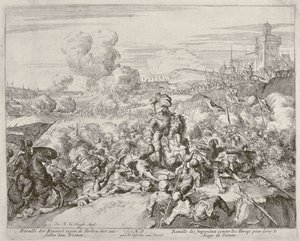 Viyana Baskı Döngüsü, Türklerle Savaşan İmparator Ordusu, 1683 by Romeyn de Hooghe