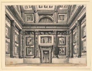 Sahne Tasarımı, Saray İçi by Romolo Achille Liverani