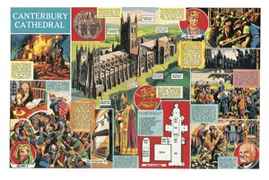 Canterbury Katedrali by Ron Embleton
