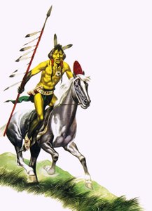 Cheyenne savaşçısı by Ron Embleton