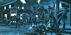 Gece Dodge City by Ron Embleton