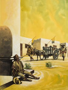Santa Anna yönetiminde Meksika (1794-1876) (kağıt üzerine guaj)