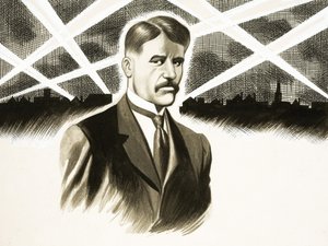 Haftanın Günlüğü: Zeplin Baskınları (Arnold Bennett) by Ron Embleton