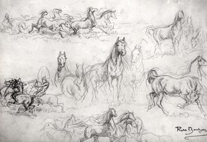 Atların Çalışması by Rosa Bonheur