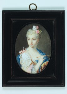 Otoportre (fildişi üzerine sulu boya) by Rosalba Giovanna Carriera