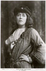 Edith Wynne Matthison, İngiliz aktris, c1907. by Rotary Photo