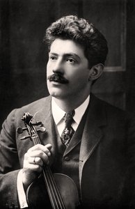 Fritz Kreisler 1875-1962, Avusturya doğumlu Amerikalı kemancı ve besteci, 1907.