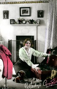 Gladys Cooper 1888-1971, İngiliz aktris, 20. yüzyılın başlarında. by Rotary Photo