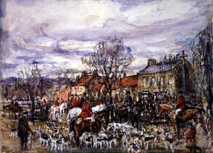 Av Köpeklerinin Buluşması by Rowland Henry Hill