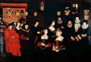 Sir Thomas More, babası, hane halkı ve torunları, 1593 dolaylarında by Rowland Lockey