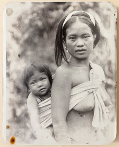 Ifugao anne ve çocuğu by Roy Barton