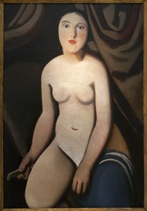 Ayna karşısında. Rudolf Kremlicka (1886-1932), Tuval Üzerine Yağlıboya Tablo
