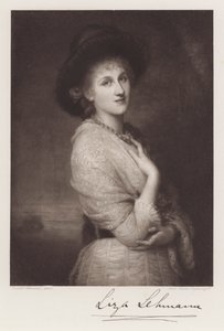 Liza Lehmann (taş) by Rudolf Lehmann