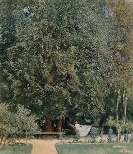 Tepliz'deki kaplıca parkından by Rudolf von Alt