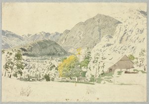 Schmolnau Ischl yakınında by Rudolf von Alt