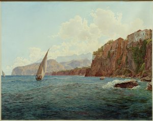 Sorrento / Sorrento (Campania, İtalya). by Rudolf von Alt