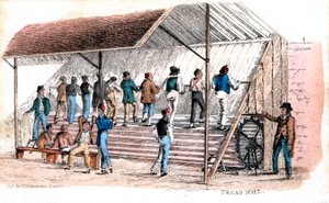 Brixton hapishanesinde koşu bandı, Londra, 1827