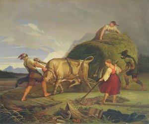 Fırtınadan Önce Saman Hasadı, 1844