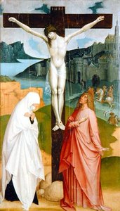 Çarmıha germe (panelde tempera) by Rueland the Younger Frueauf