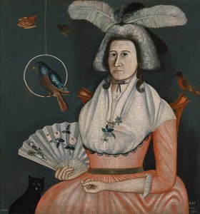 Molly Galler Fobes, 1790. by Rufus Hathaway