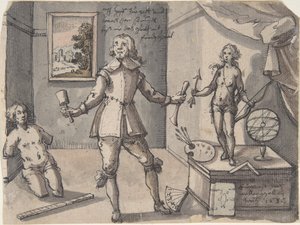 Stüdyosunda Sanatçı, 1636. by Ruprecht Bartz