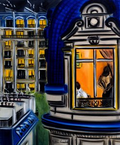 Paris Geceleri, 2025 (tuval üzerine yağlıboya)