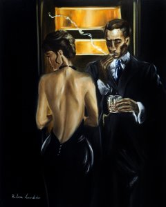 Duman ve İpek, 2025 (tuval üzerine yağlıboya)