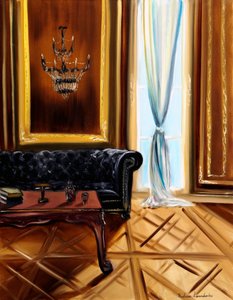 Whiskey  Shadows, 2023 (tuval üzerine yağlıboya)