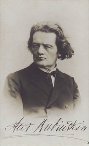 Anton Rubinstein, Rus besteci, orkestra şefi ve piyanist (s/b fotoğraf) by Russian Photographer (after)