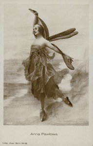 Anna Pavlova, Rus baş balerini (s/b fotoğraf) by Russian Photographer