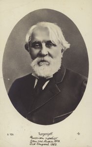Ivan Turgenev (1818-1883), Rus romancı, kısa öykü yazarı ve oyun yazarı by Russian Photographer
