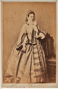 Marie Nikolaievna de Russie (1819-1876) - Rusya Büyük Düşesi Maria Nikolaevna (1819-1876), Leuchtenberg Düşesi, Anonim. Albümin Fotoğrafı by Russian Photographer