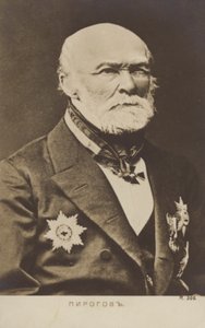 Nikolay Pirogov (1810-1881), Rus doktor, bilim adamı, cerrah ve anatomist by Russian Photographer