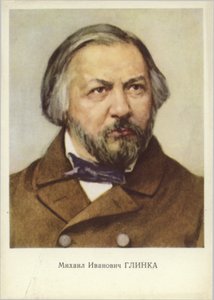 Mihail İvanoviç Glinka, Rus besteci (1804-1857) by Russian School