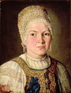 Rus Kostümlü Kadın Portresi, 1769